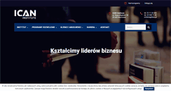 Desktop Screenshot of ican.pl